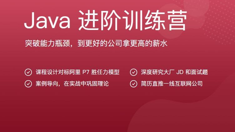 极客时间-Java进阶训练营6期-价值2999元