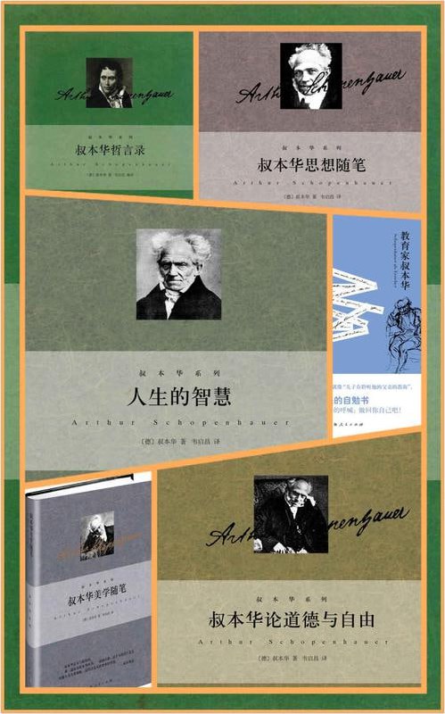 韦启昌译叔本华系列（套装共6册）叔本华系列5册+《教育家叔本华》）