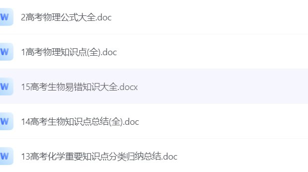 高中理综 系统知识归纳总结插图 高中理综 系统知识归纳总结