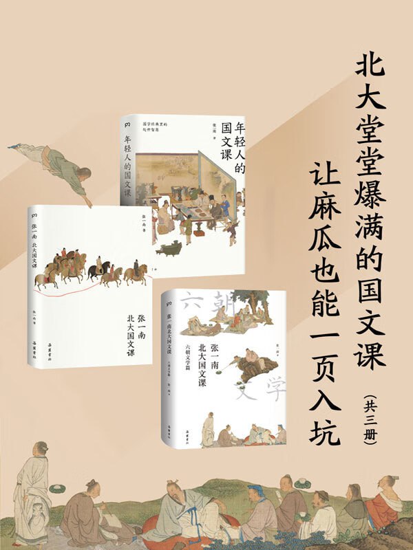 北大堂堂爆满的国文课：让麻瓜也能一页入坑（全3册）