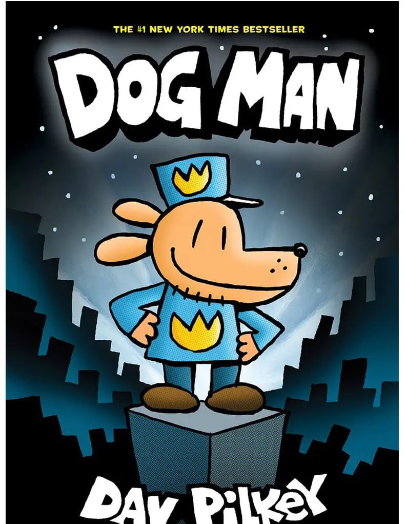 经典英文桥梁漫画书《神探狗狗 Dog Man (PDF+MP3) 》