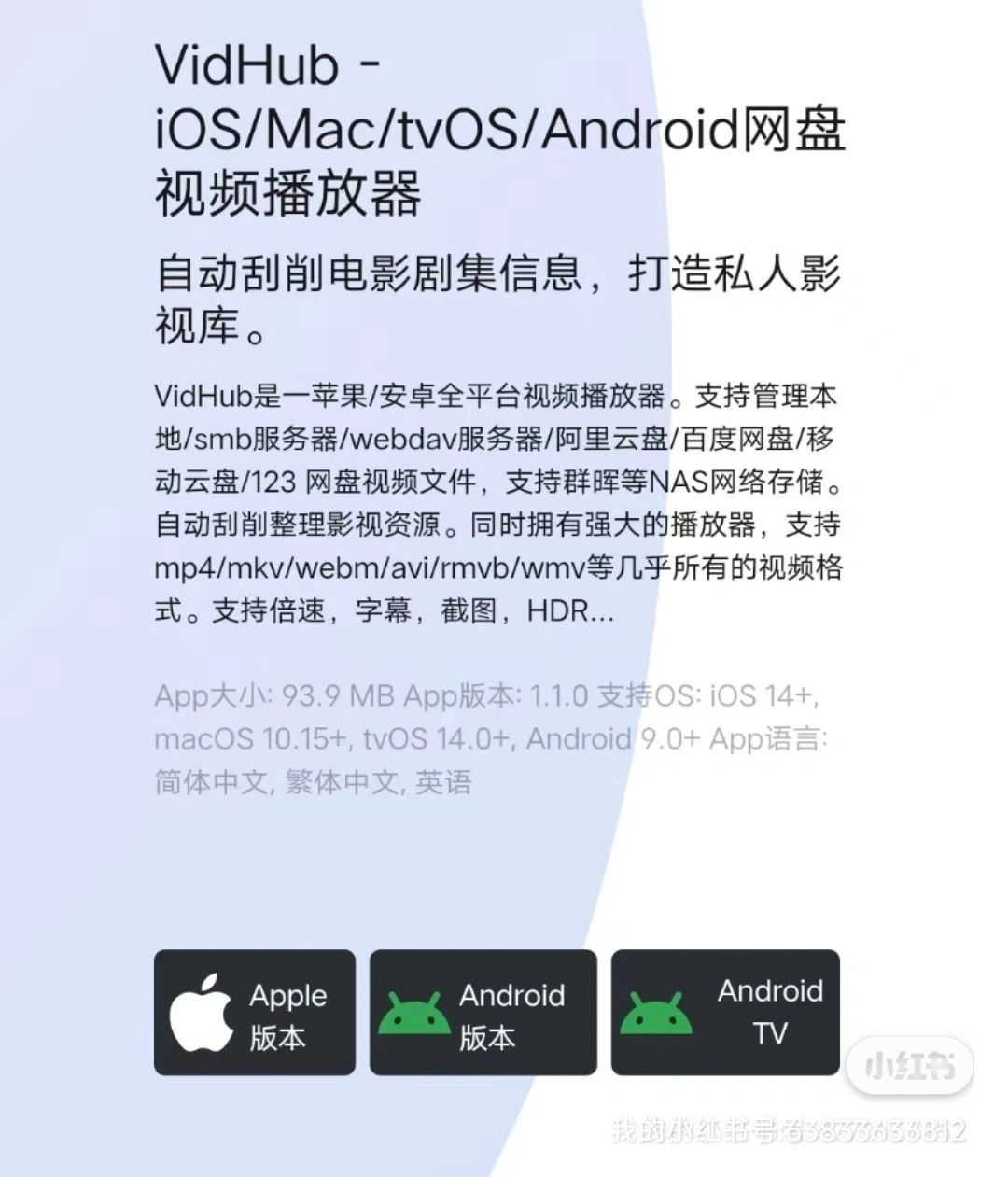 VidHub 安卓TV 正式发布