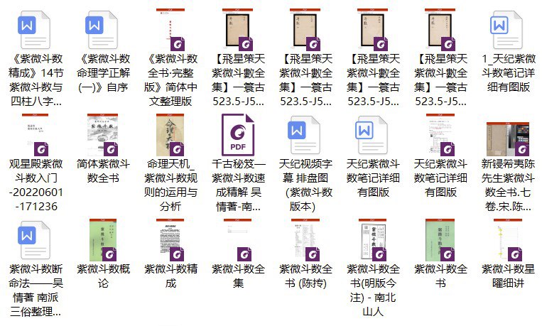 49本紫微斗数电子书 [传统文化]