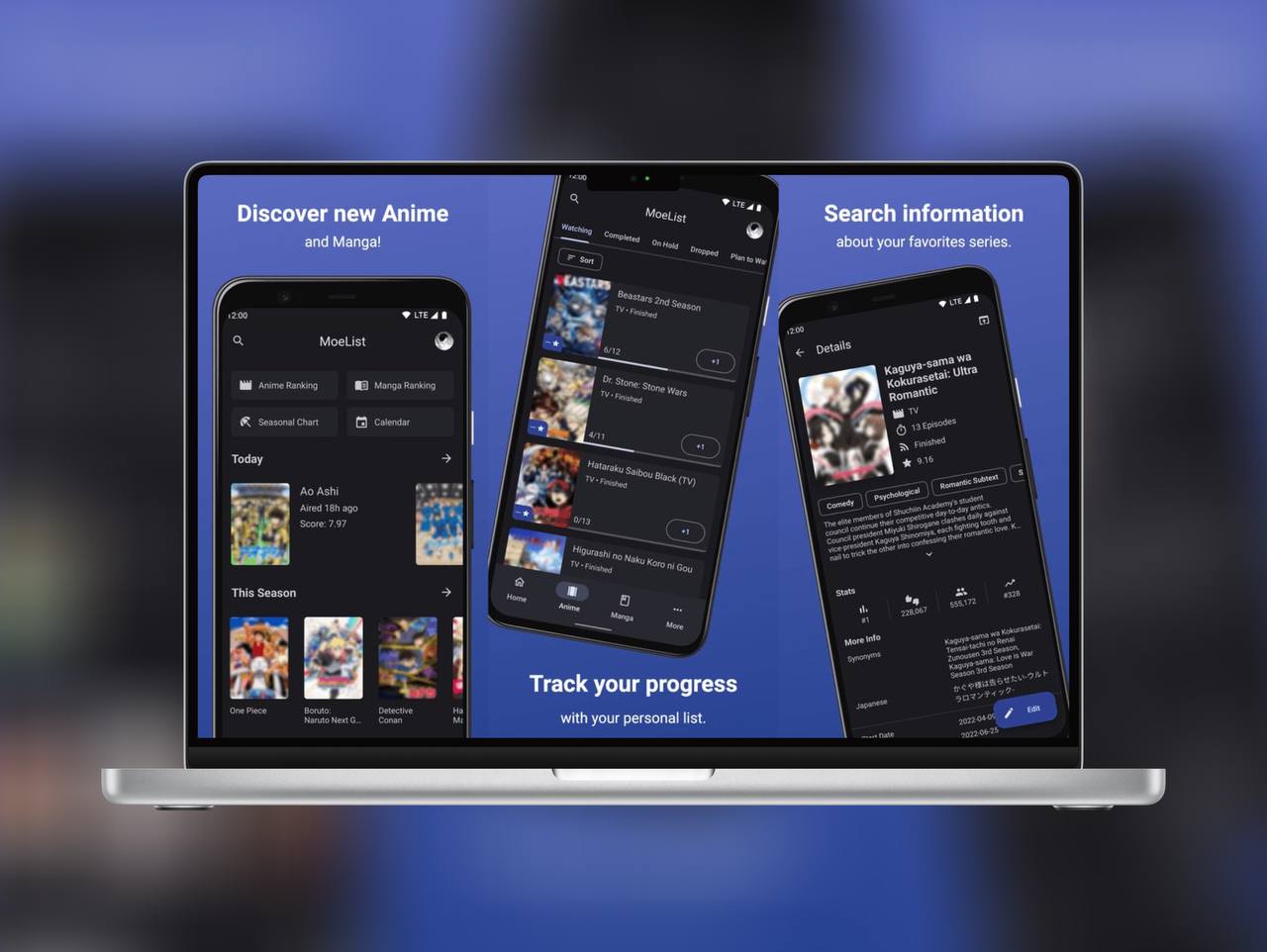 MoeList - 安卓端非官方 MyAnimeList 动漫追番神器