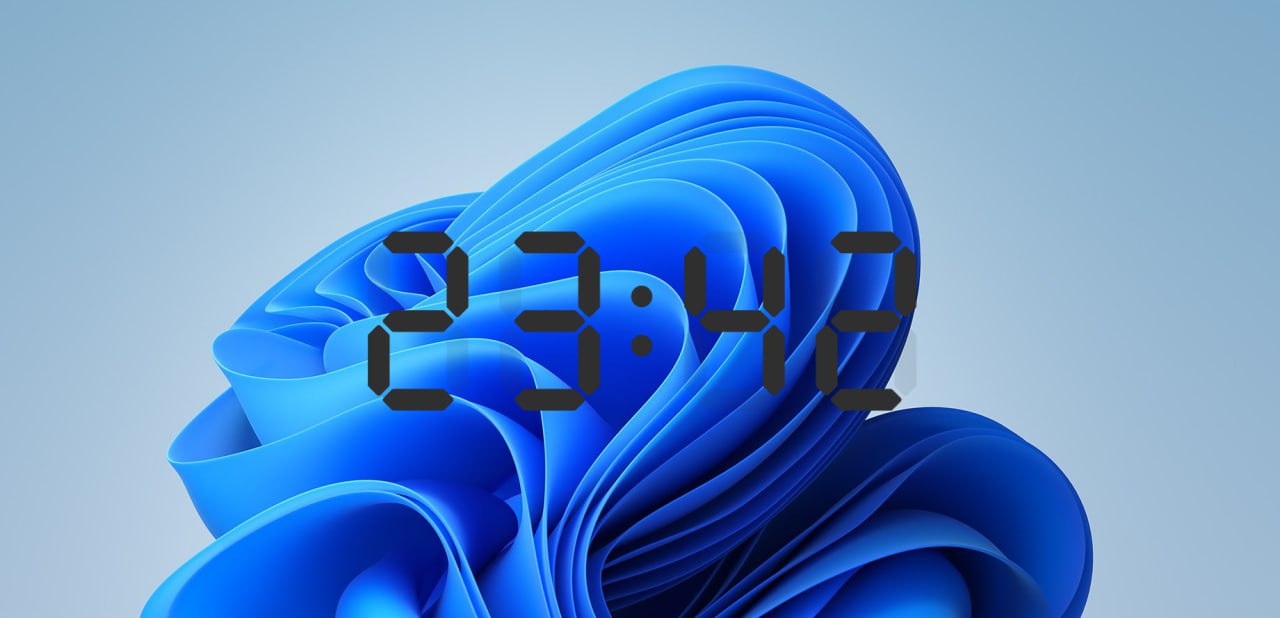 DigitalClock5 - 一款win系统的桌面时钟