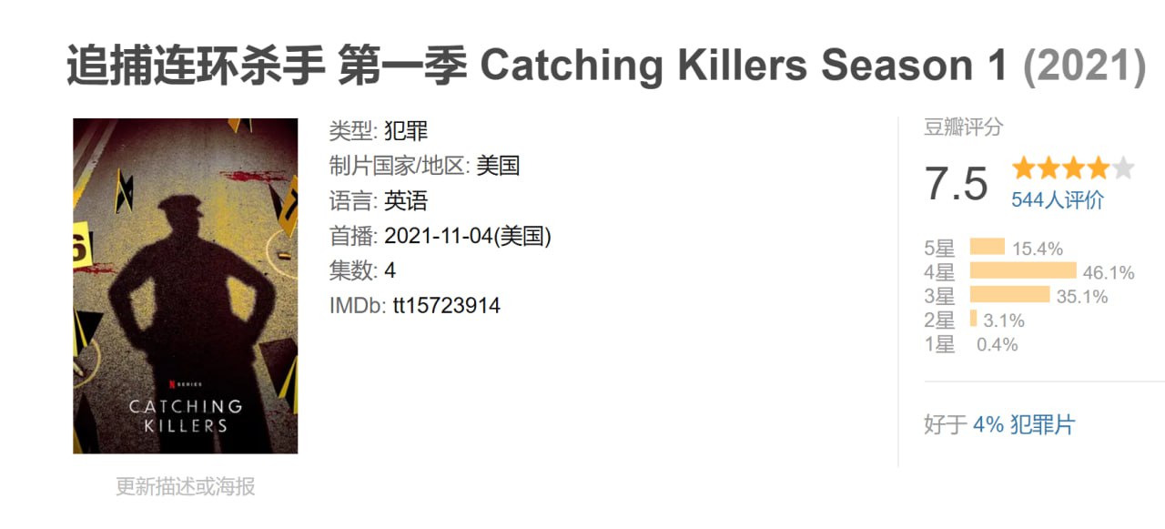 追捕连环杀手 全3季 英语中字