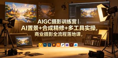 AIGC摄影训练营,AI置景+合成精修+多工具实操插图 AIGC摄影训练营,AI置景+合成精修+多工具实操