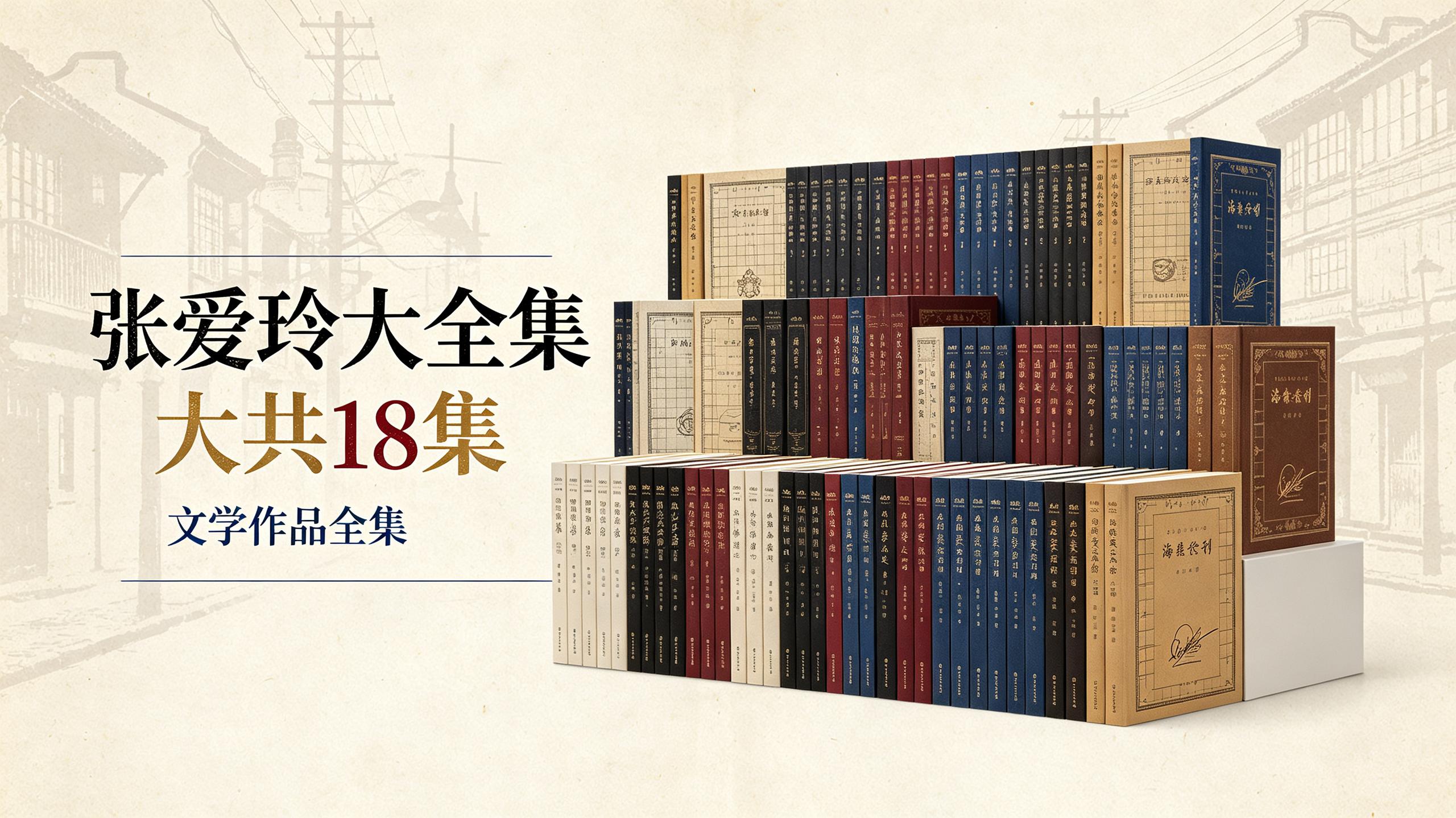 张爱玲大全集(共18册)插图 张爱玲大全集(共18册)