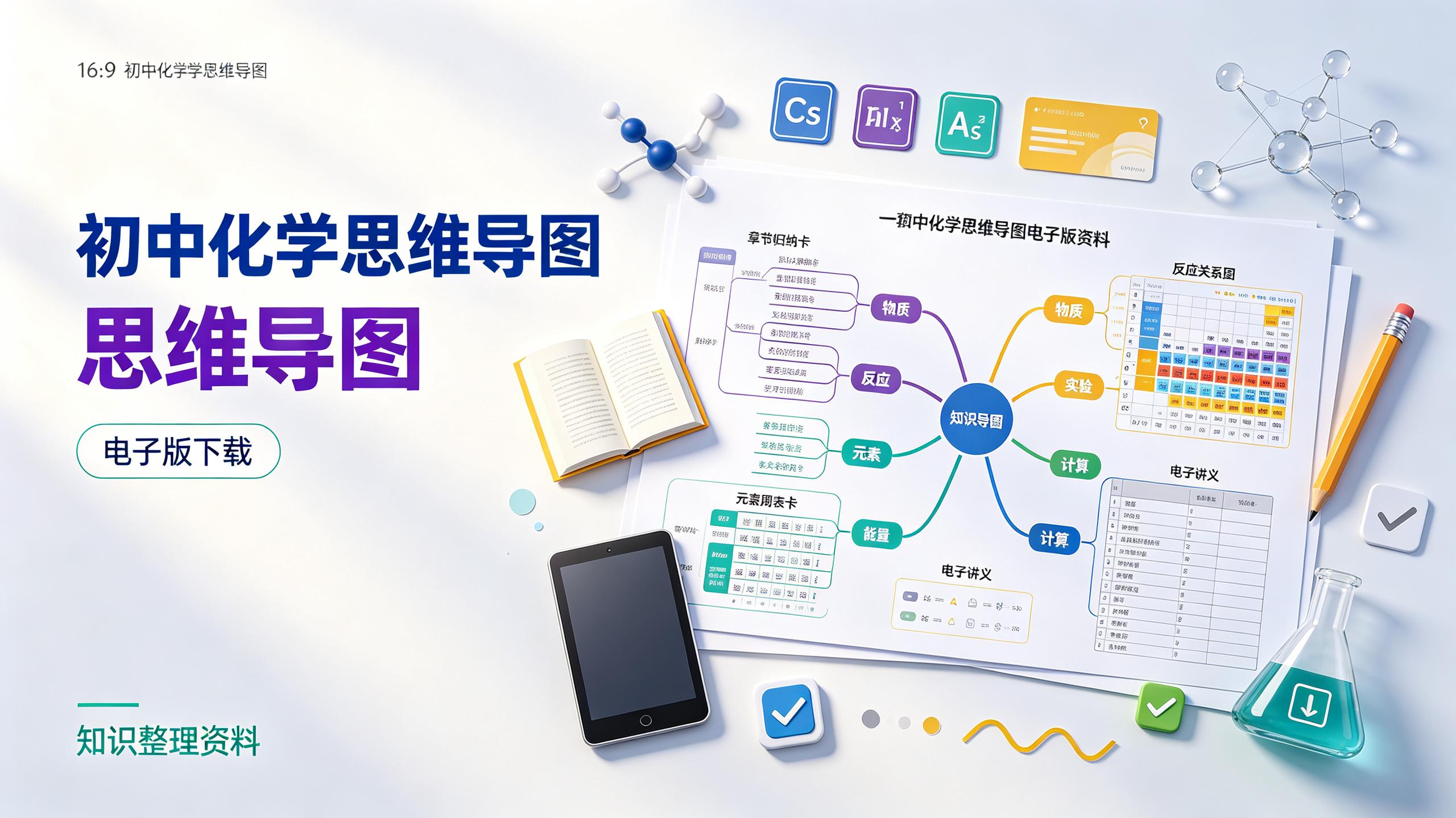 初中化学《思维导图》电子版下载插图 初中化学《思维导图》电子版下载