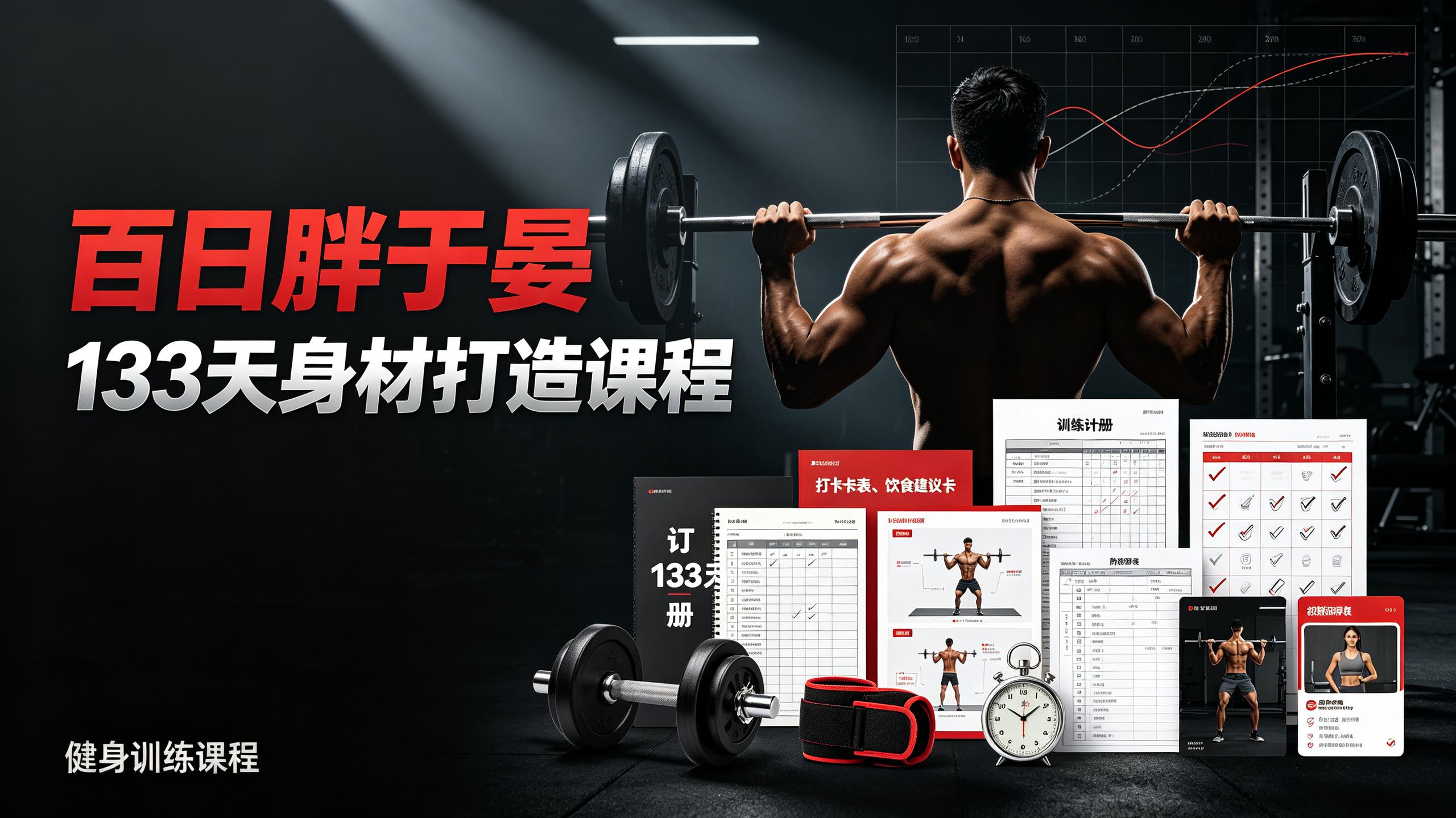 PT健身华哥:百日胖于晏 133天身材打造课程插图 PT健身华哥:百日胖于晏 133天身材打造课程
