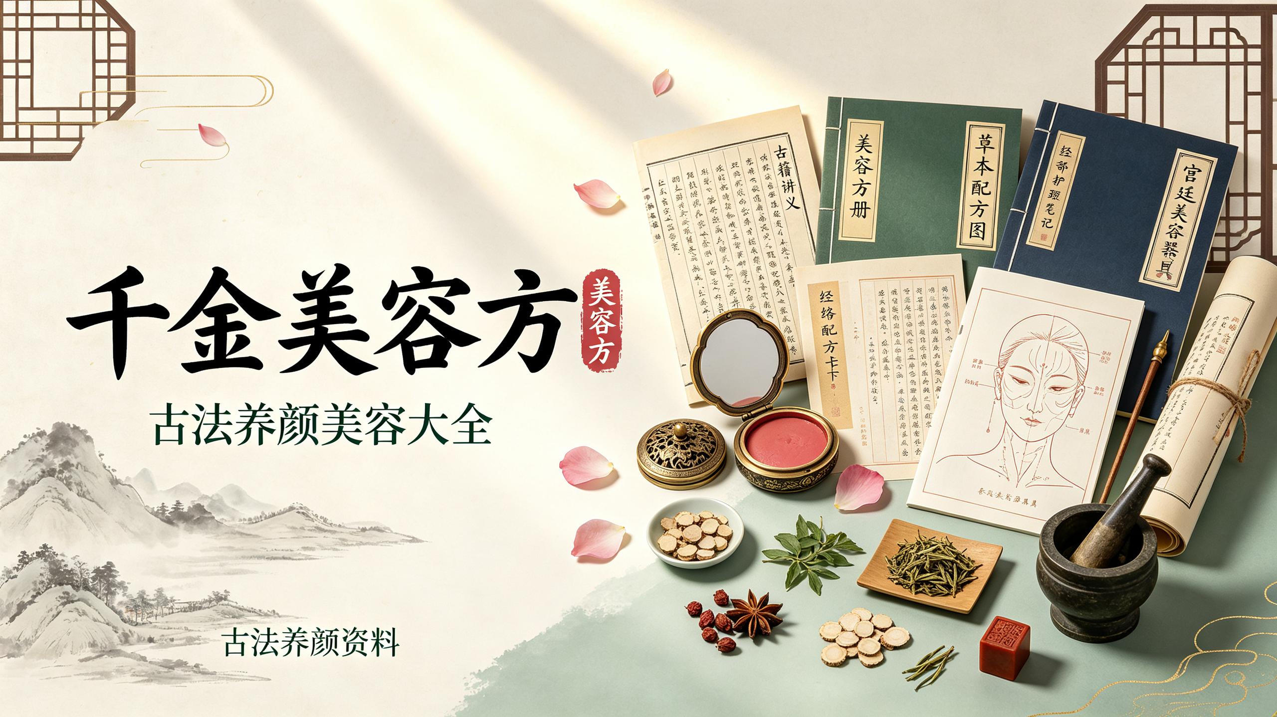 《千金美容方》：古法养颜美容大全