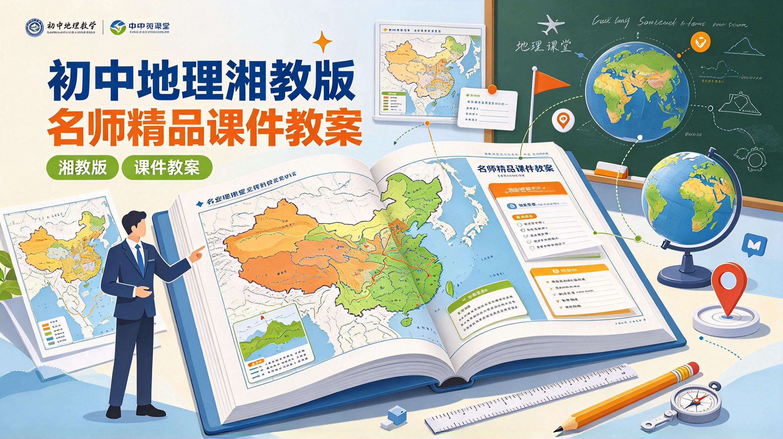 初中地理湘教版 名师精品 课件教案插图 初中地理湘教版 名师精品 课件教案