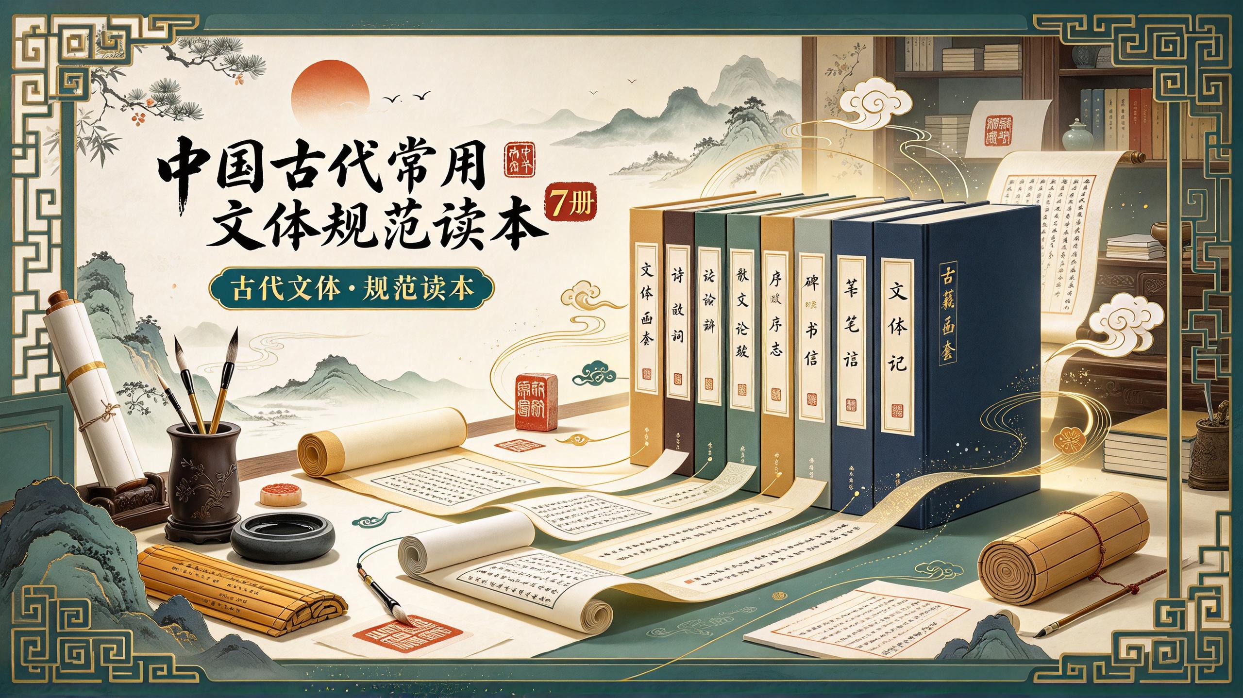 【书刊】中国古代常用文体规范读本｜7册