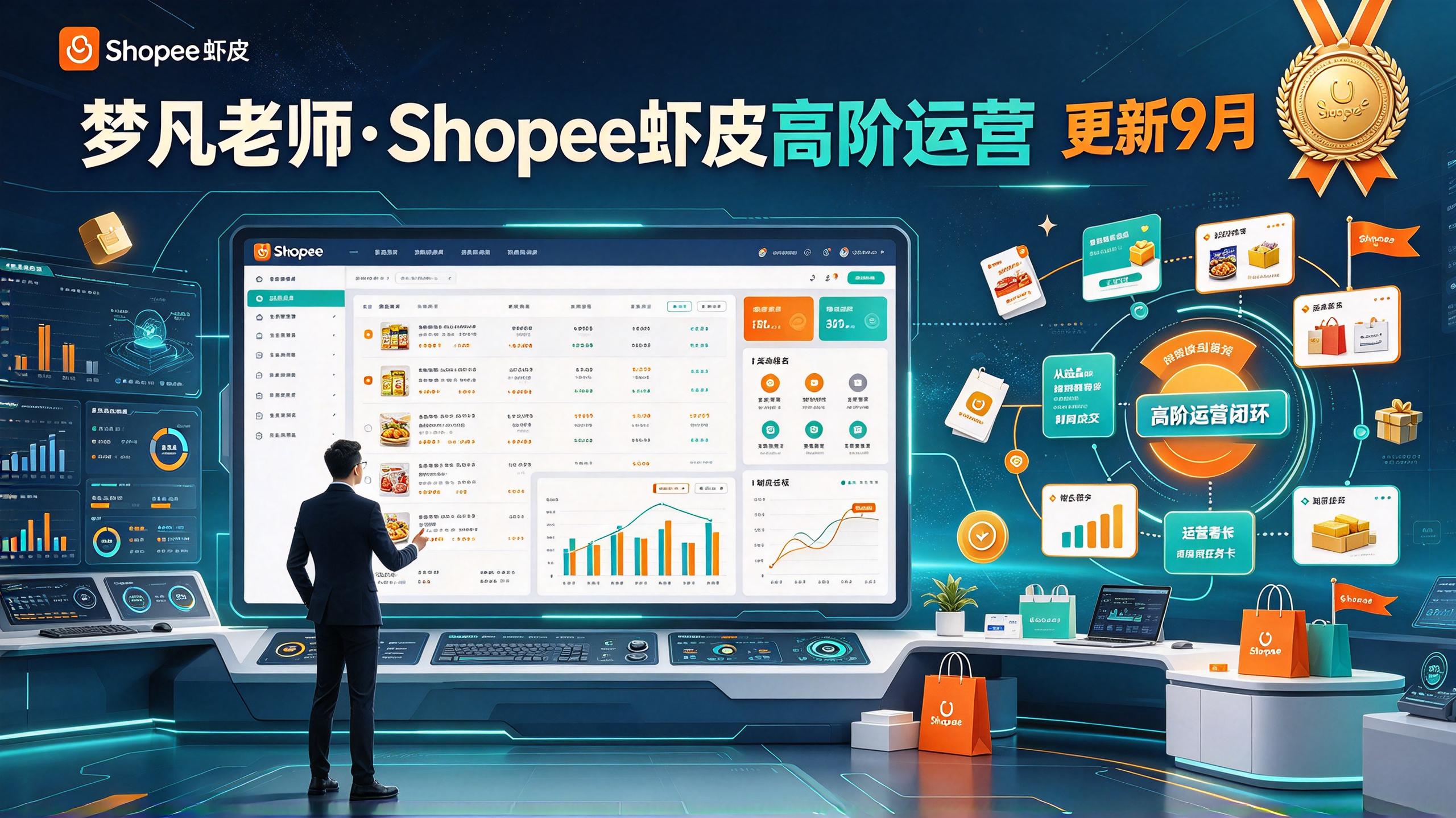 梦凡老师·Shopee虾皮高阶运营课程(更新9月)插图 梦凡老师·Shopee虾皮高阶运营课程(更新9月)